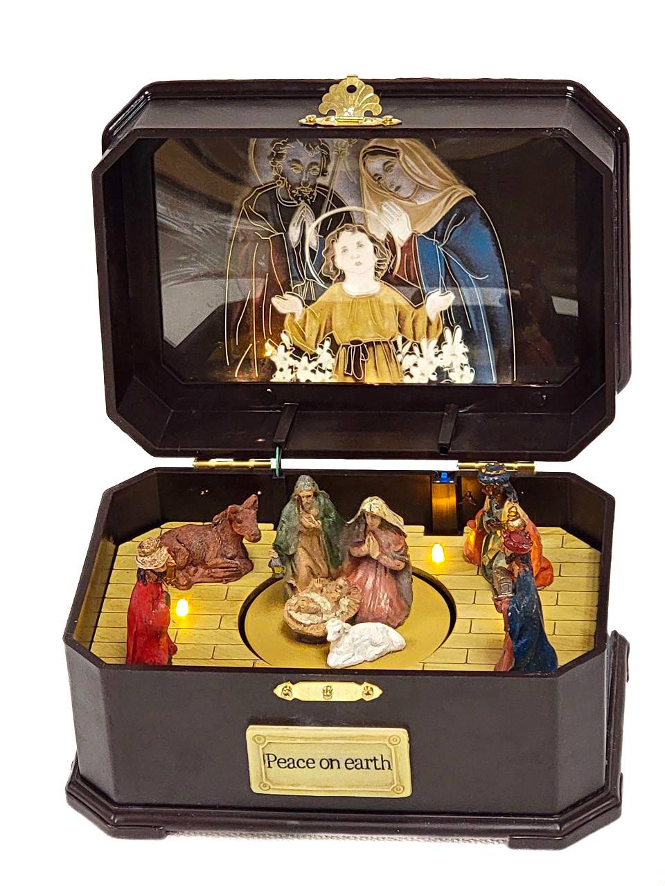 Traditional Nativity Scene Christmas Miniature. Christmas Village F07M4-4-2