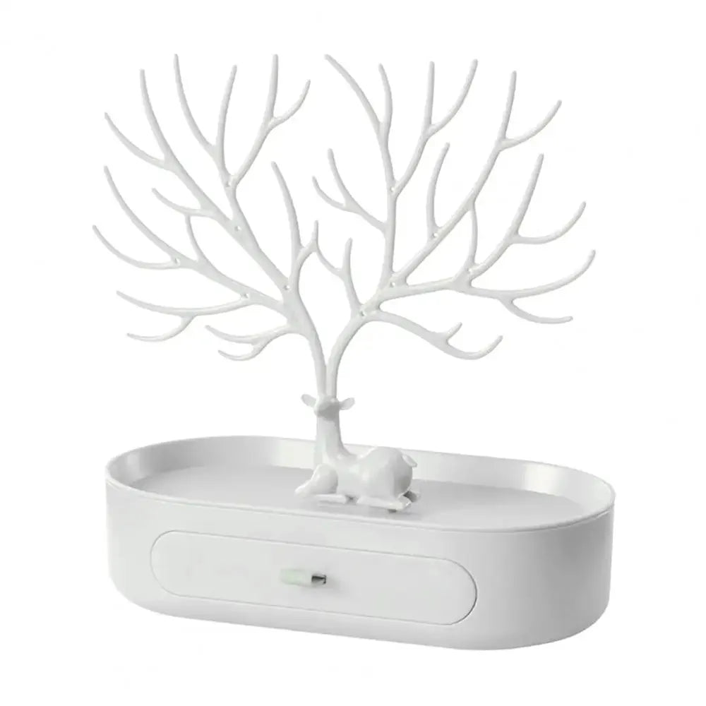 Vibe Geeks Antlers Tree Tower Jewelry Display Stand for Ring Earrings Necklace Bracelet-4