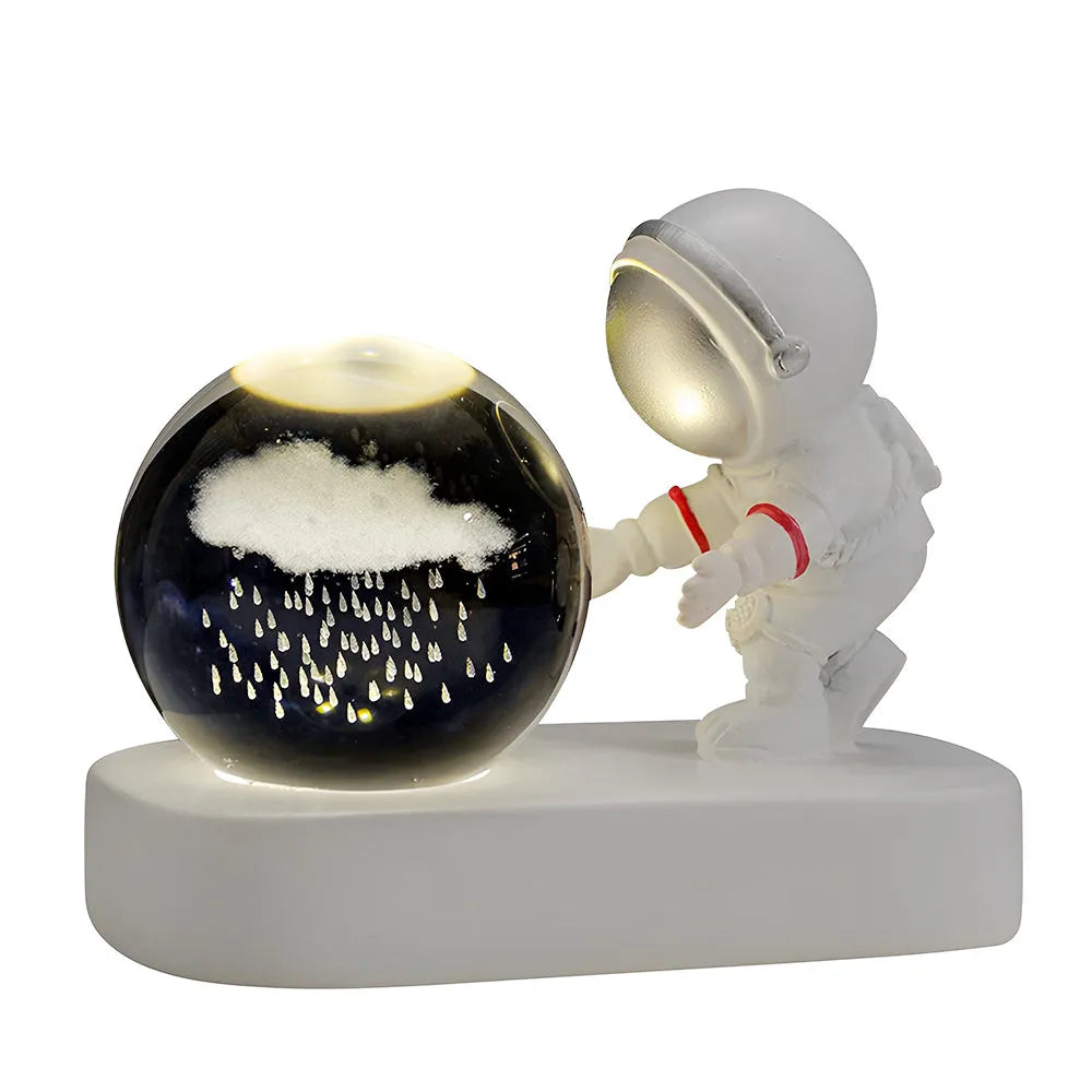 Vibe Geeks Astronaut 3D Crystal Ball Usb Plugged In Night Light For Home Décor-10