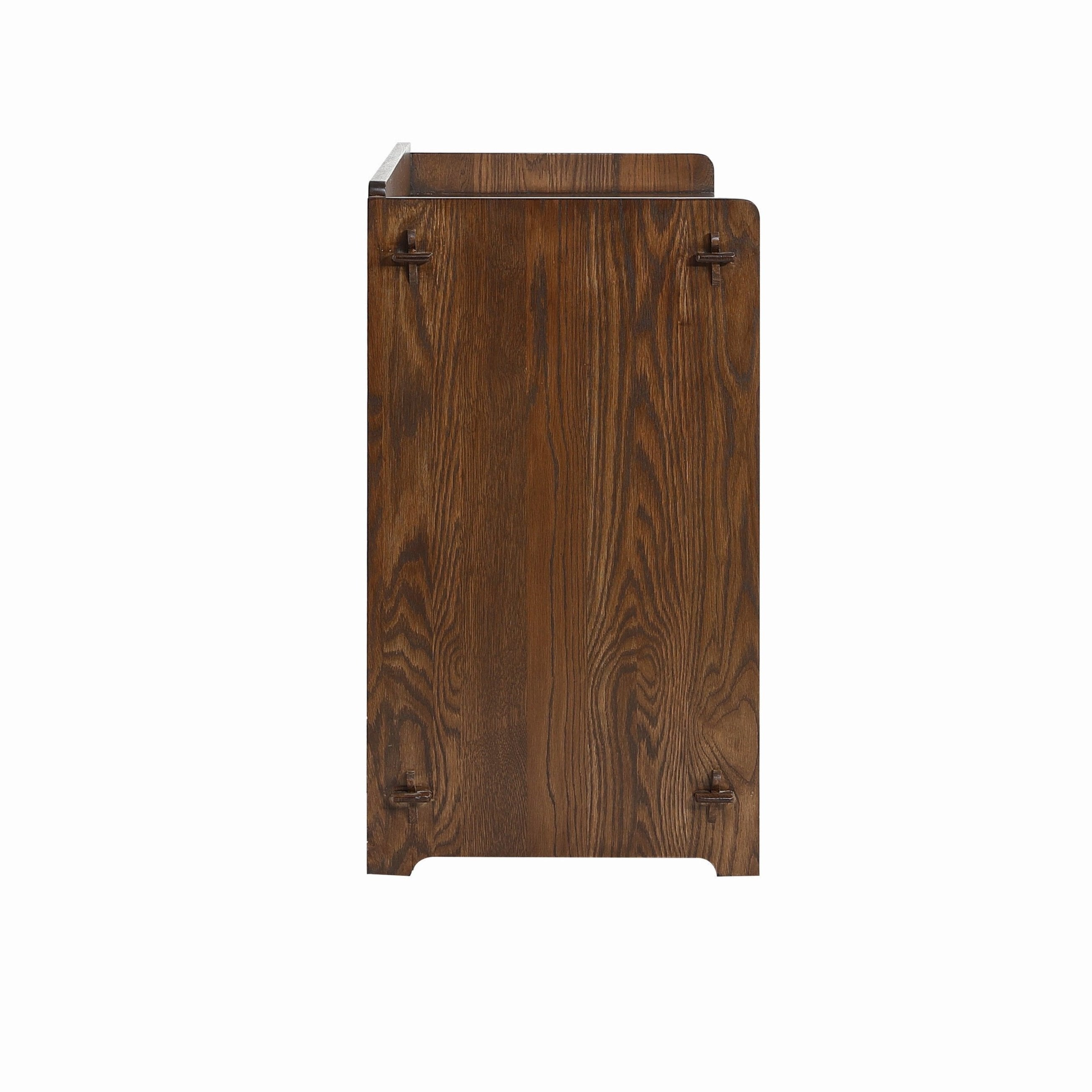 Mission Oak 3 Door Console, TV Stand - Walnut (W1)