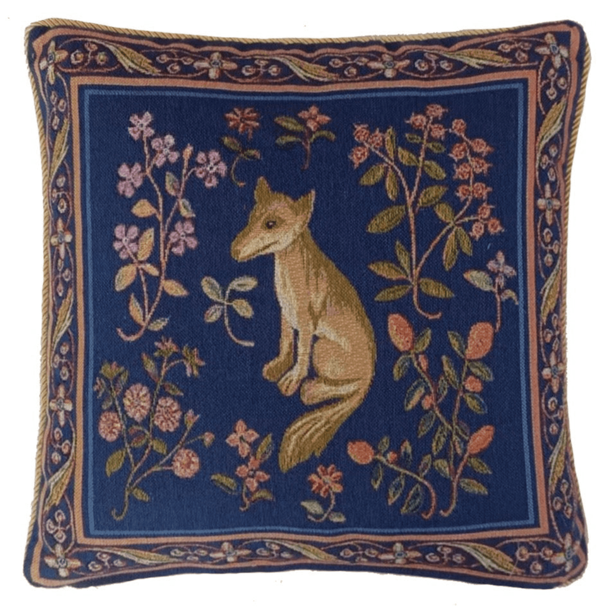 Artistic Fox Tapestry Cushion Cover 18X18 Inches - PRHOMZ