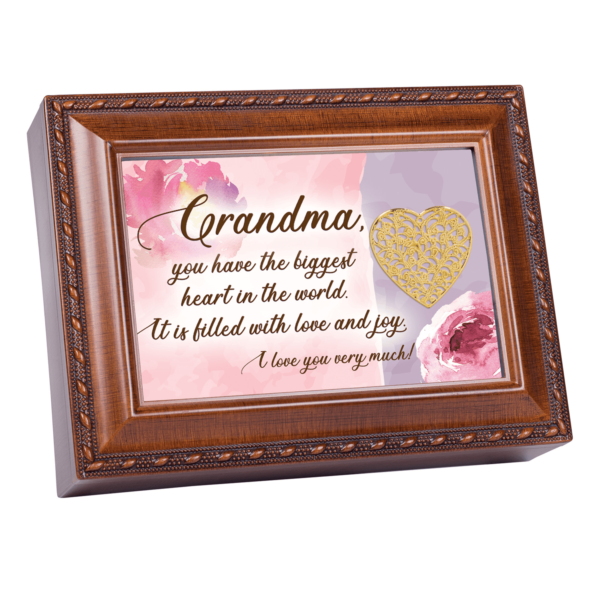 Grandma's Heart Music Box With Photo Frame And Musical Movement - PRHOMZ