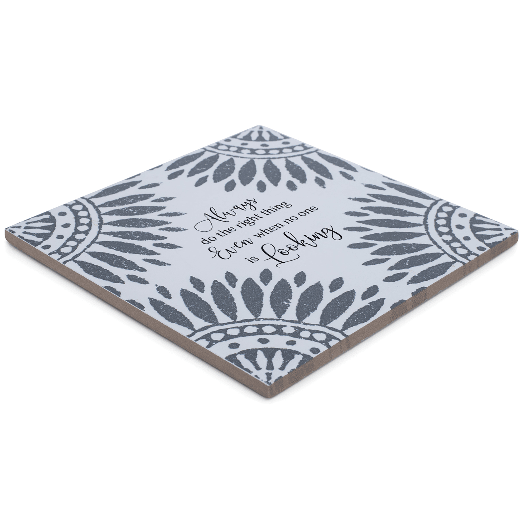 Always Do Right Inspirational Ceramic Tile 7.25" - PRHOMZ