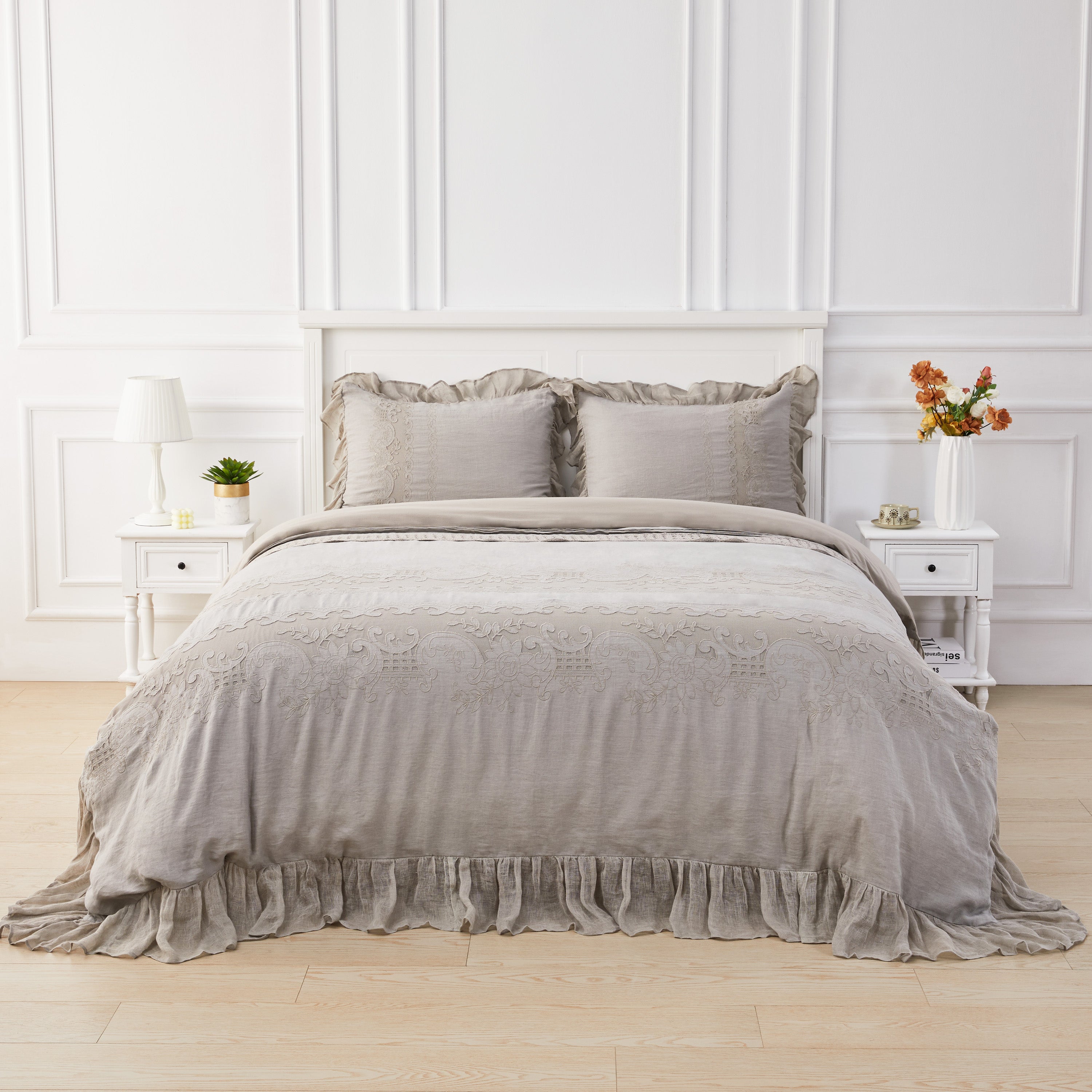 Tabitha Linen Duvet Cover Set
