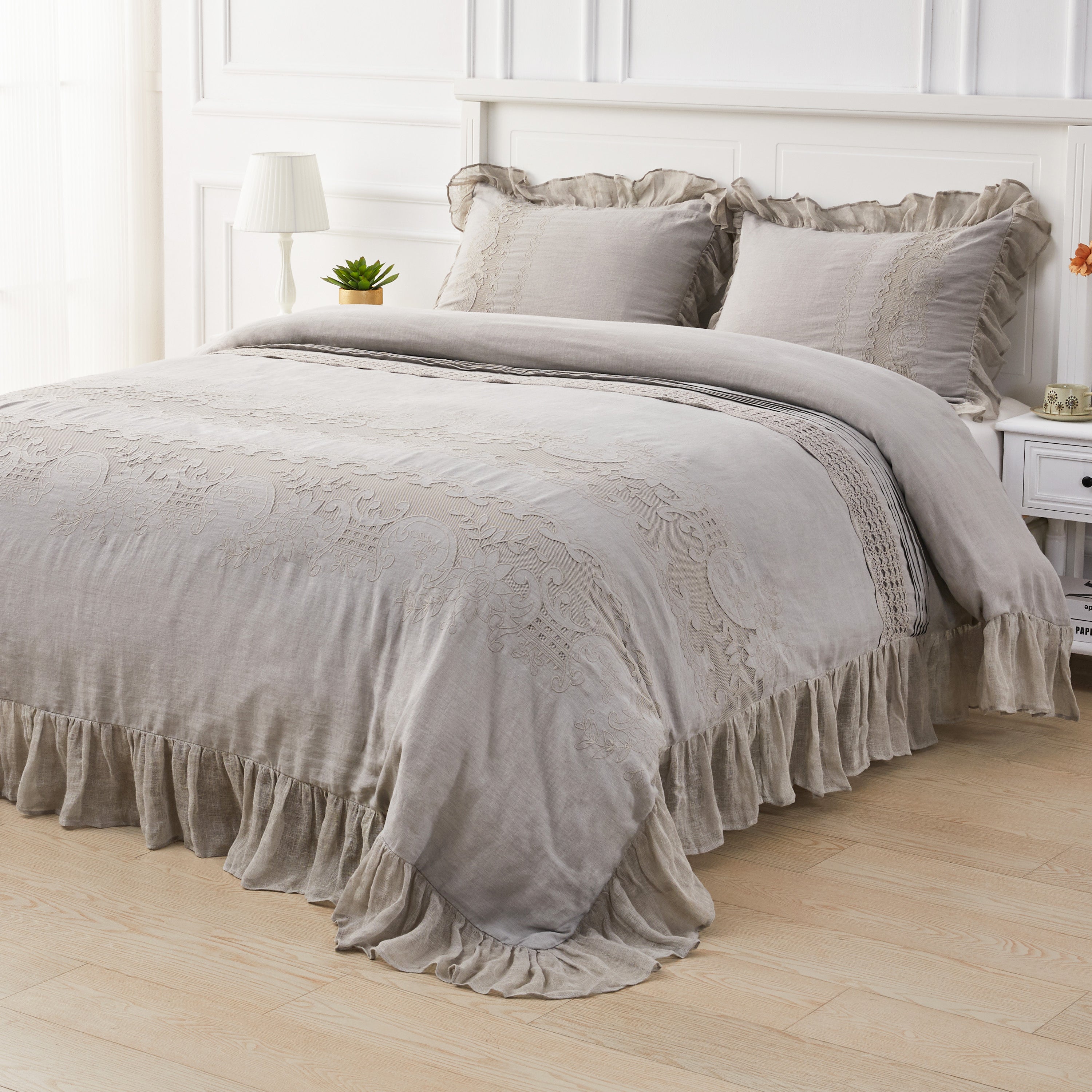 Tabitha Linen Duvet Cover Set