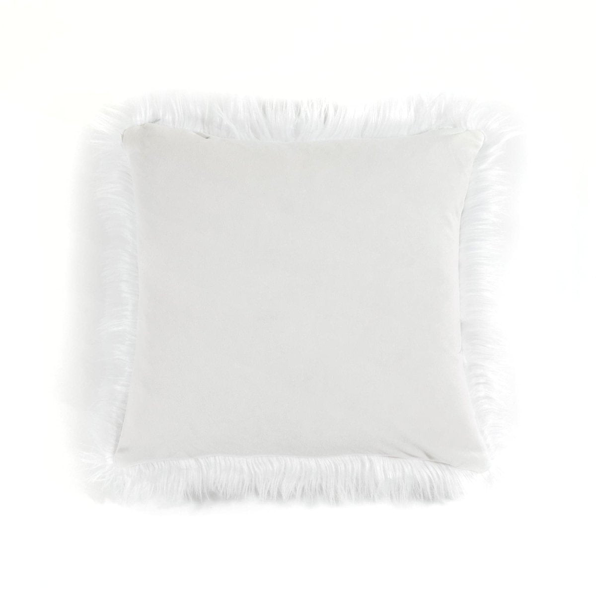 Mongolian Luca Soft Faux Fur Decorative Pillow Cover