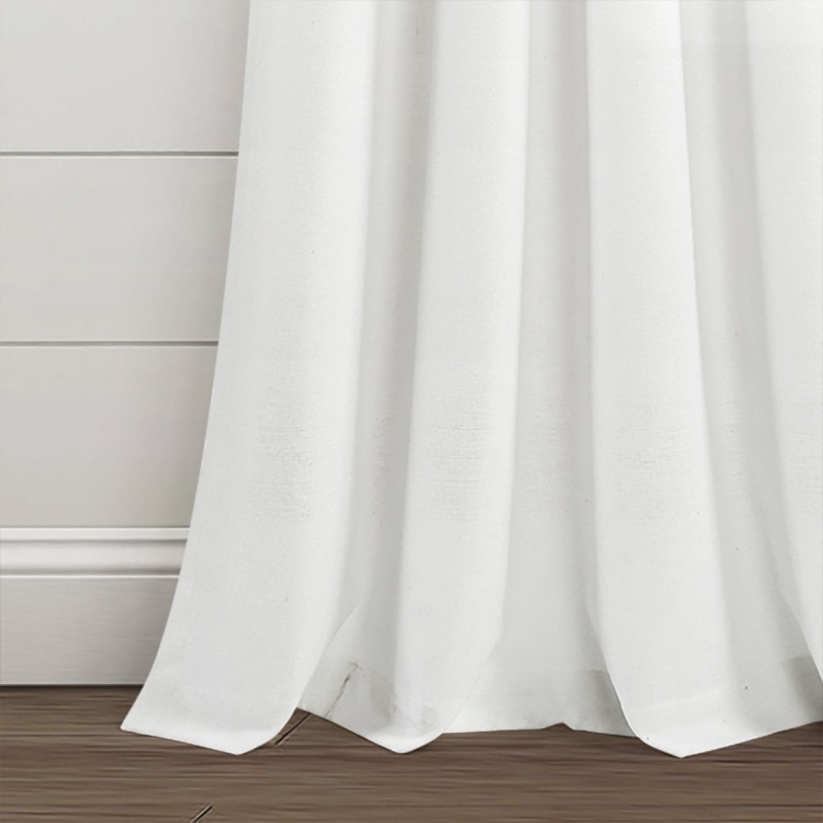 Farmhouse Boho Stripe Woven Tassel Yarn Dyed Recycled Cotton Blend Window Curtain Panel Set