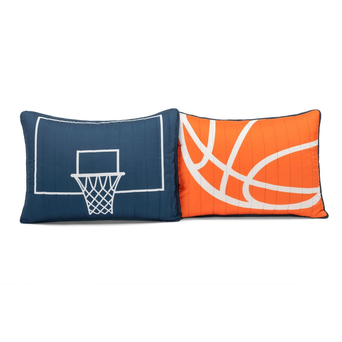 Basketball Game Reversible Quilt Set