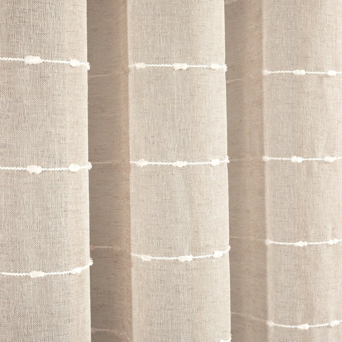 Farmhouse Textured Grommet Sheer Ultra Wide Window Curtain Panel