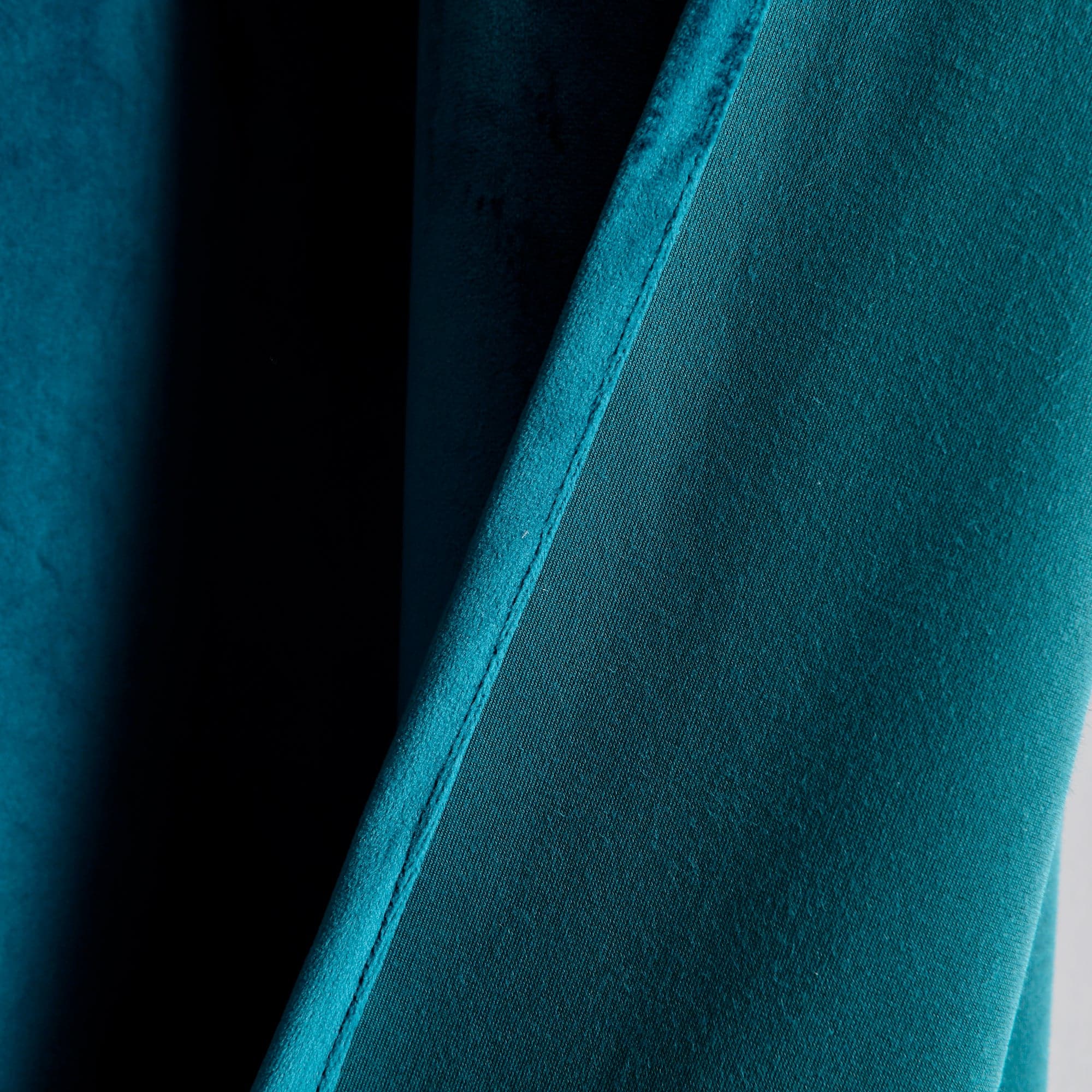 Prima Velvet Solid Grommet Light Filtering Window Curtain Panel Set