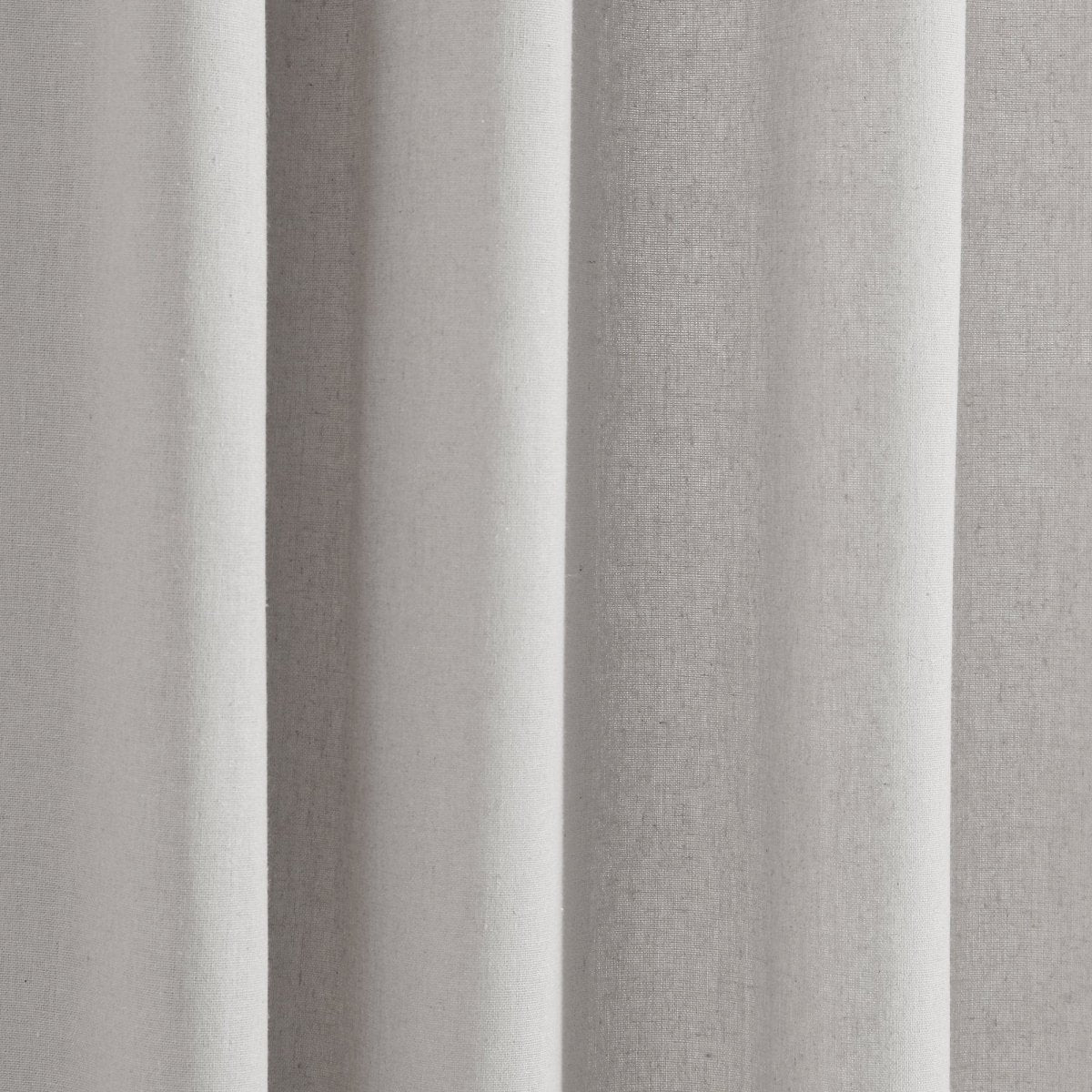 Modern Faux Linen Embroidered Edge With Attached Valance Window Curtain Panel Set