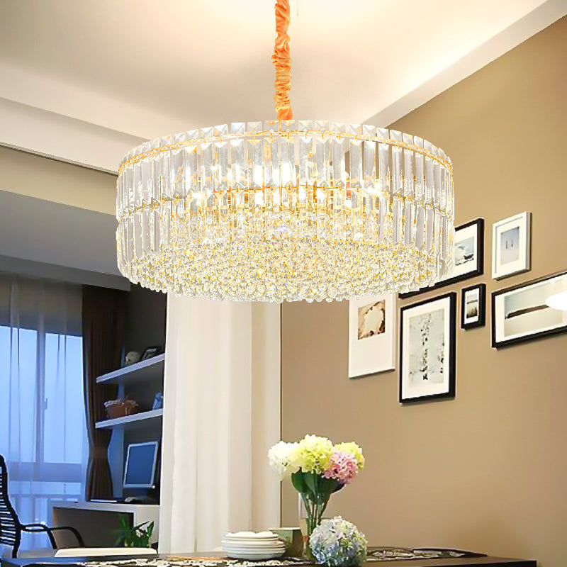 Captivate with Brilliance: Stella's Modern Crystal Chandelier