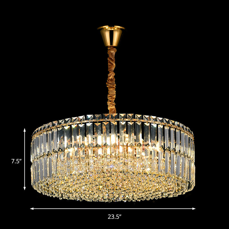 Captivate with Brilliance: Stella's Modern Crystal Chandelier