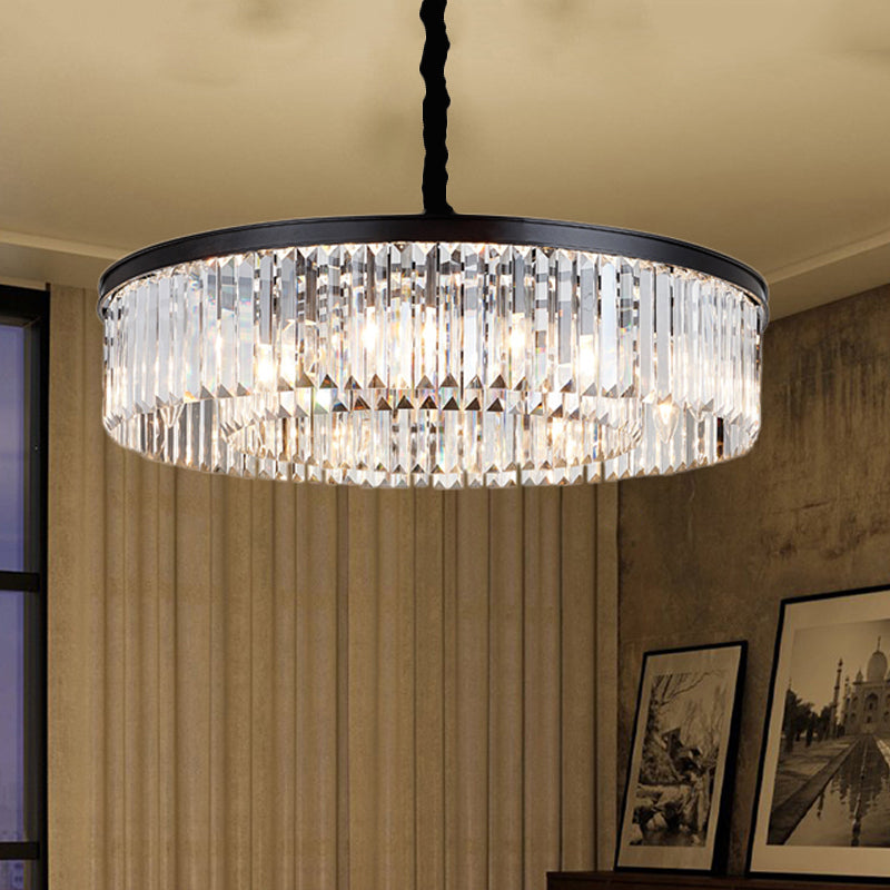 Emilia Modern Crystal Chandelier: Sparkling Elegance in Multiple Sizes (16", 23.5", 31.5")