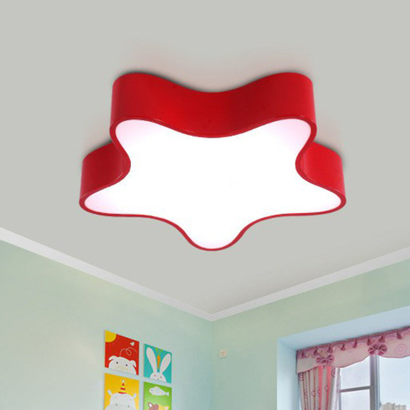 Aurora's Colorful Starry Night LED Ceiling Light for Kids
