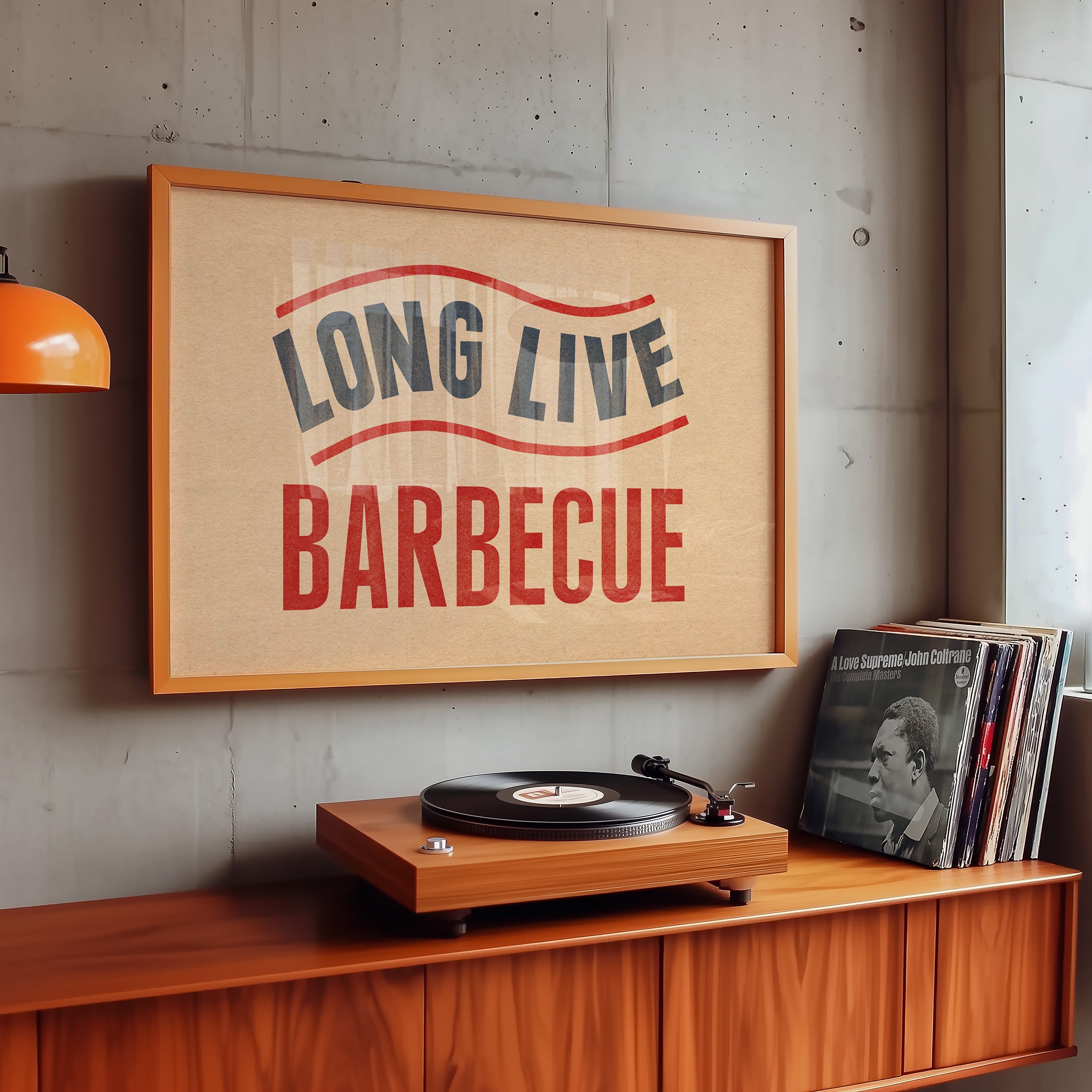 Long Live Barbecue Art Print