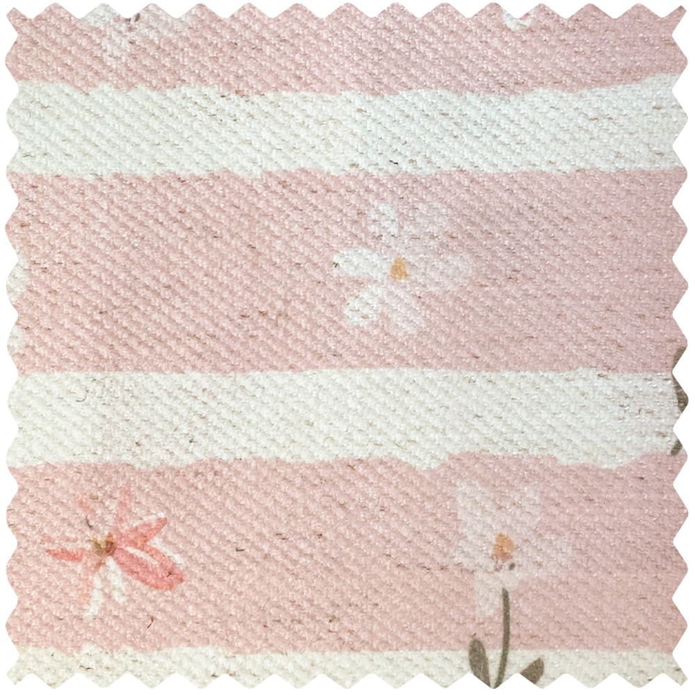 Zita Pink Ditsy Floral Curtains for Girls Room