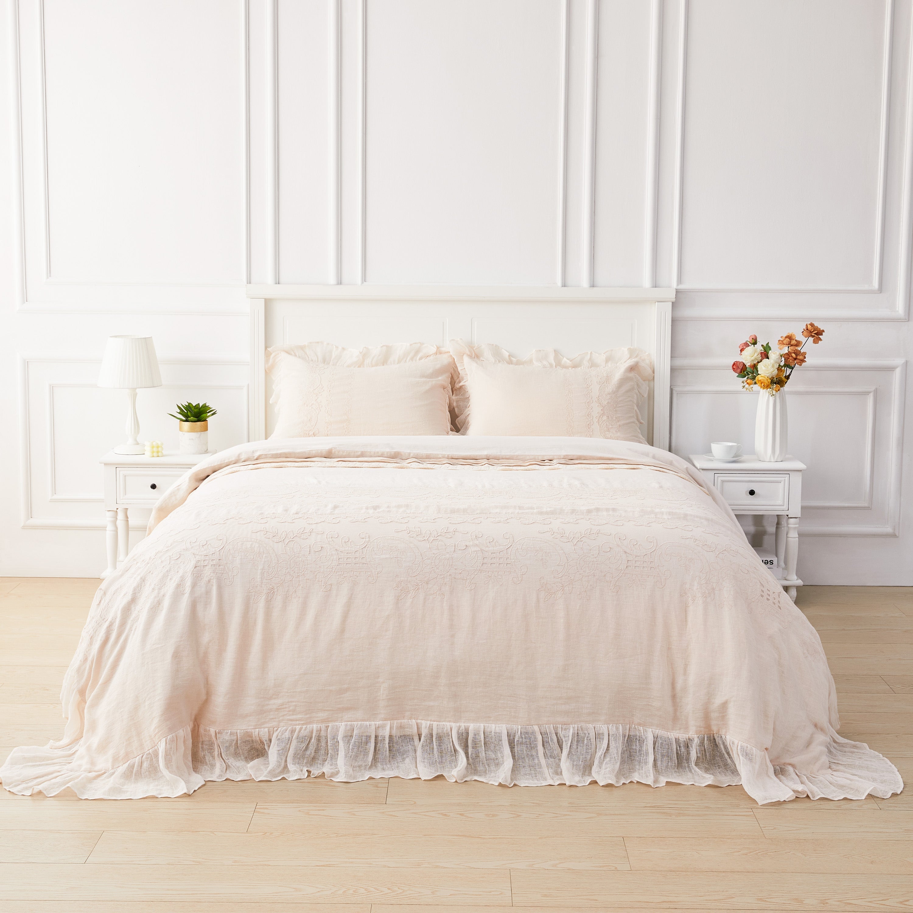 Tabitha Linen Duvet Cover Set