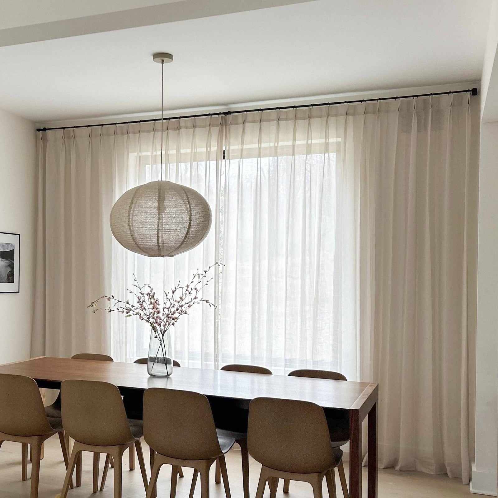Lucia Linen Cotton Sheer Curtains