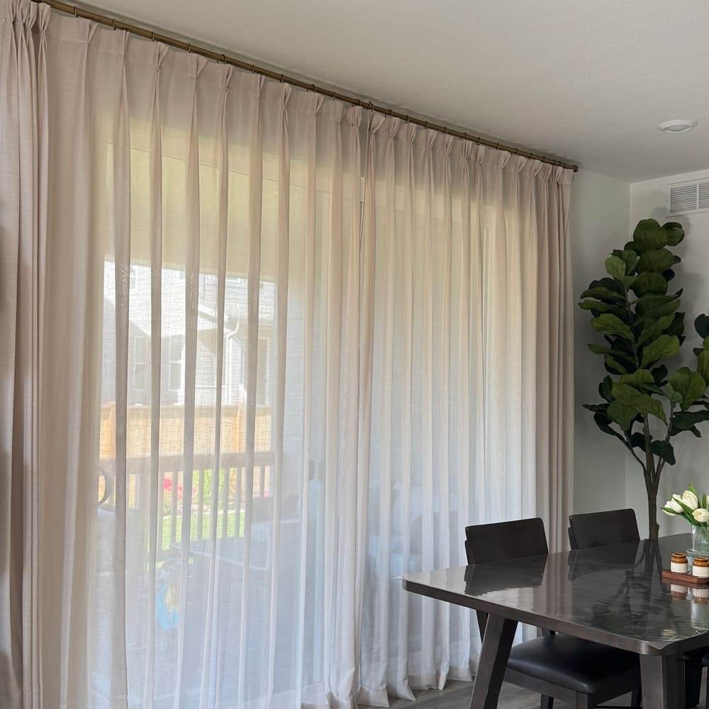 Lucia Linen Cotton Sheer Curtains