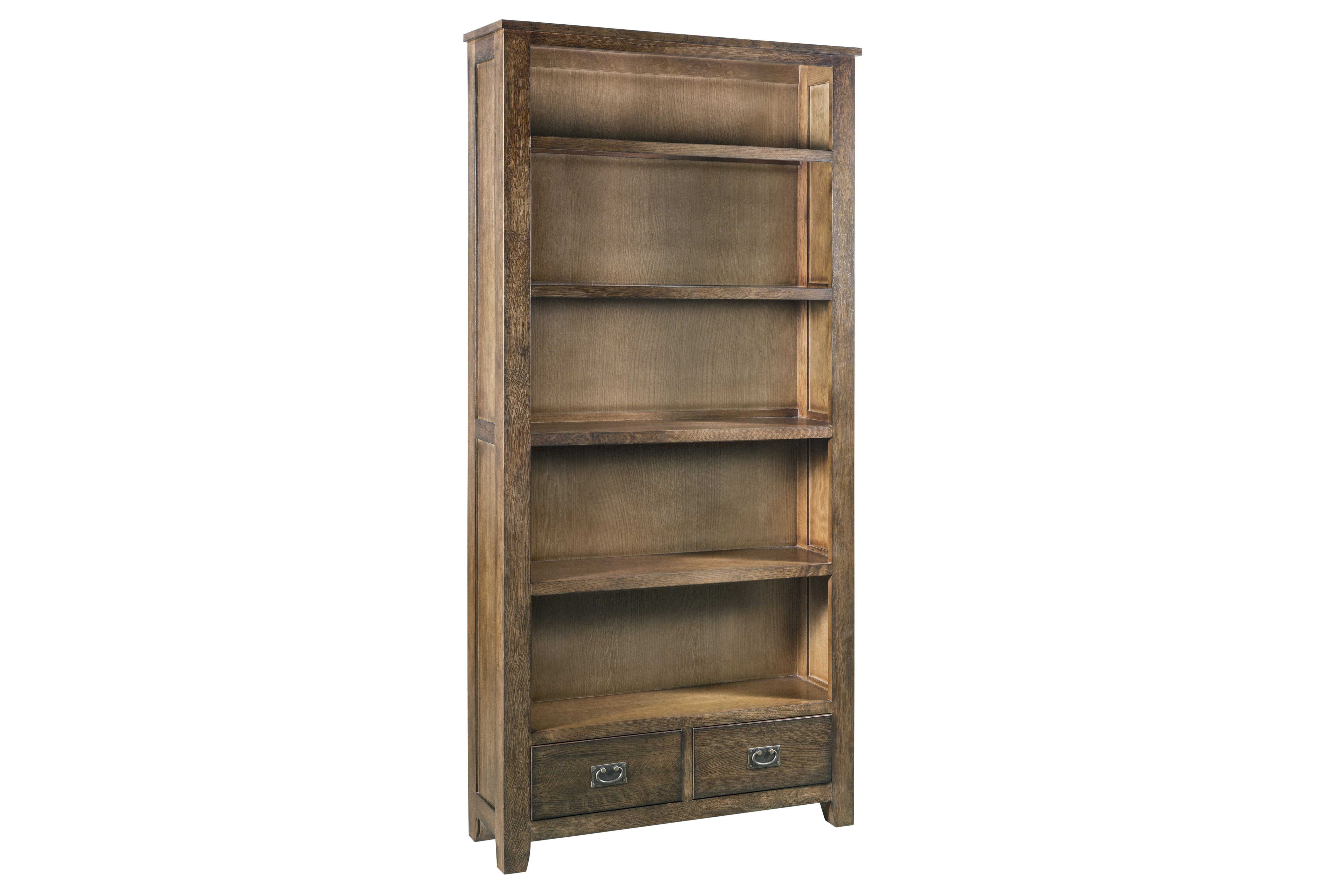 Mission Open Shelf Bookcase - Walnut