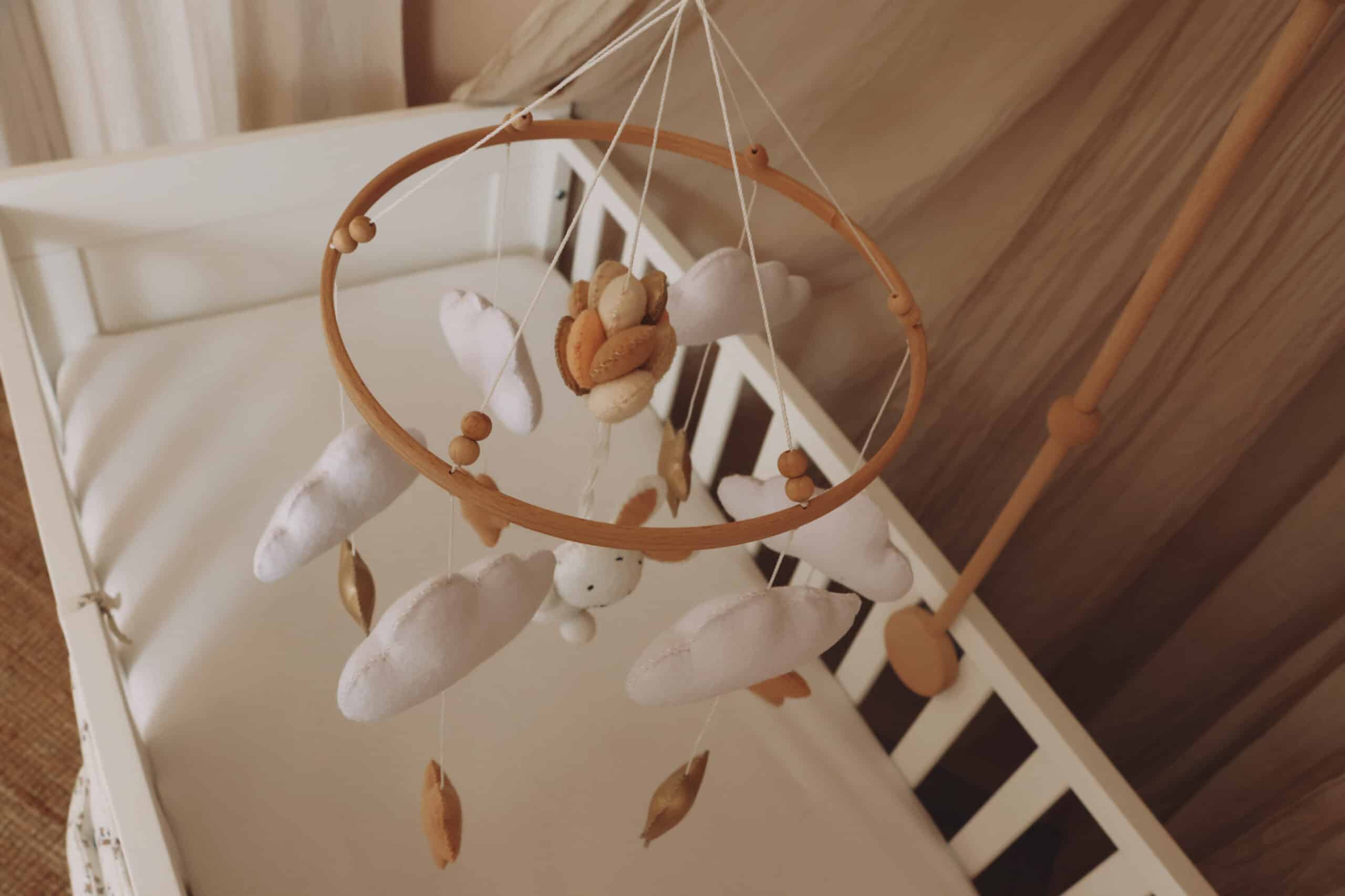 Handmade Bunny baby mobile-7