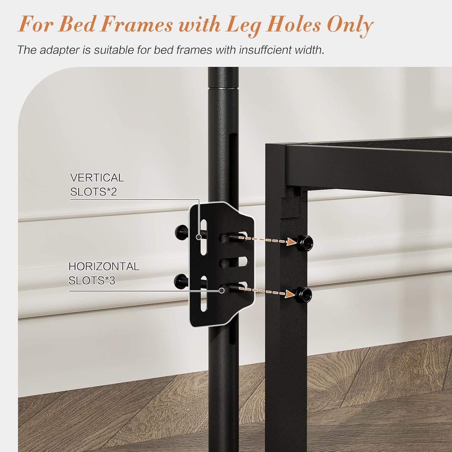 Adjustable Metal King Size Headboard With Victorian Style