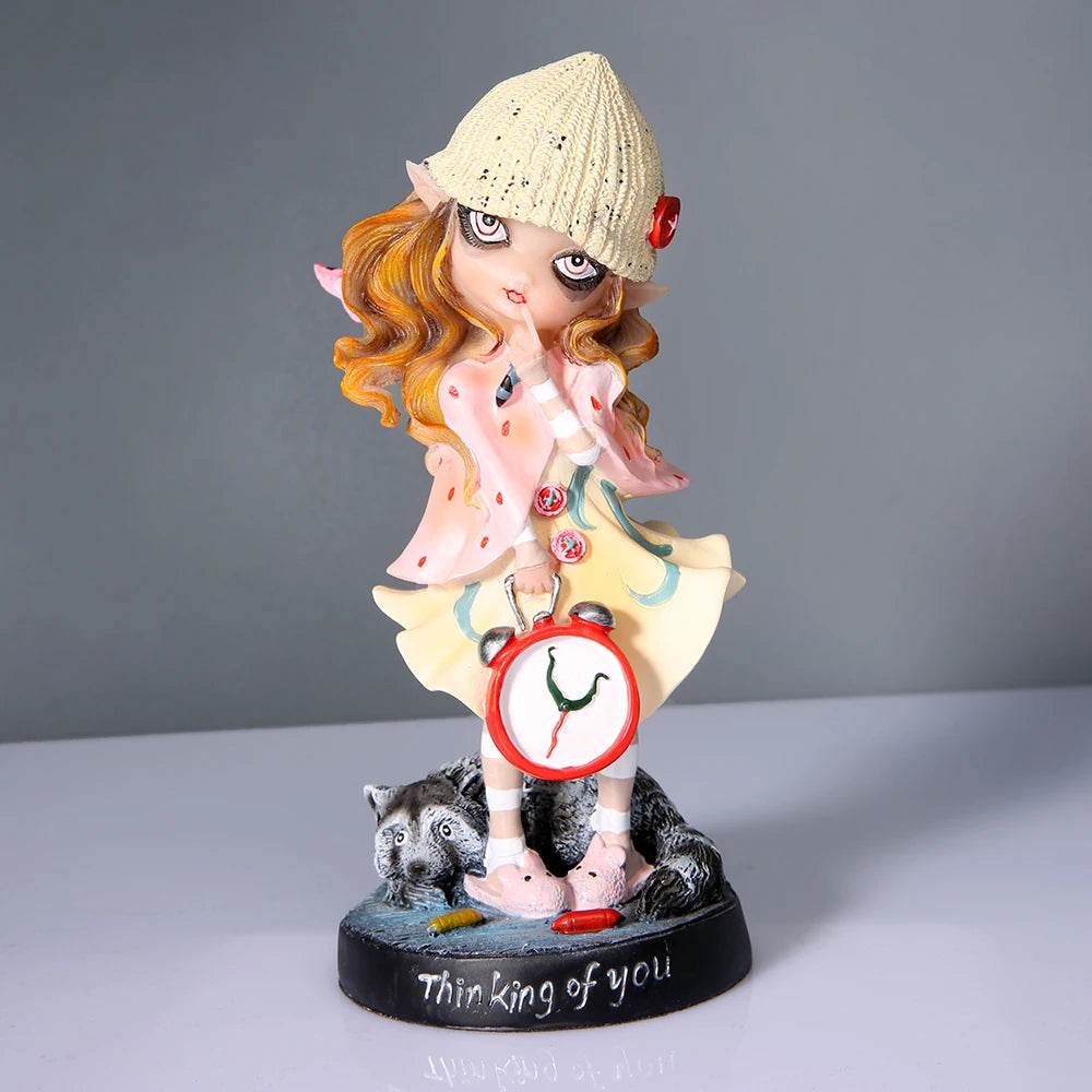 Magic Fairy Garden Ornament Figurine Resin Decor Gift