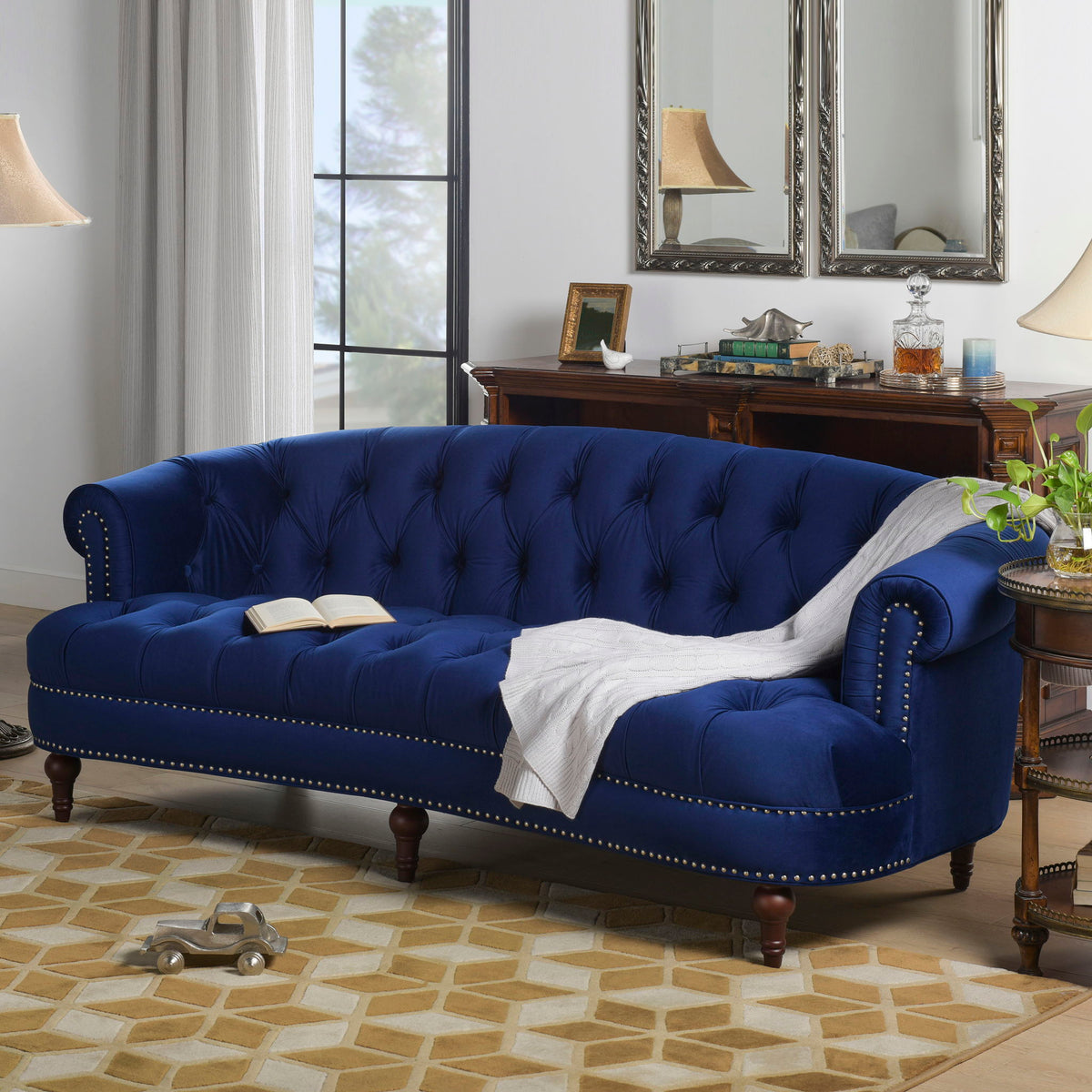La Rosa - Victorian Chesterfield Tufted Sofa