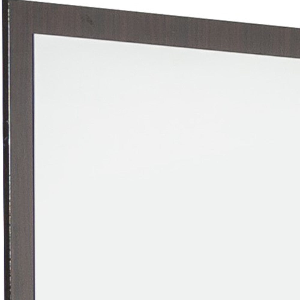 41" Ebony Framed Dresser Mirror-2