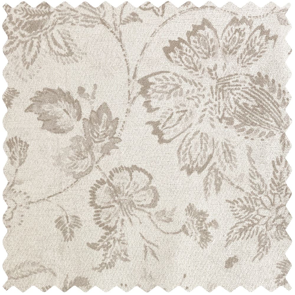 Lorah Modern Vintage Sage Floral Patterned Curtains