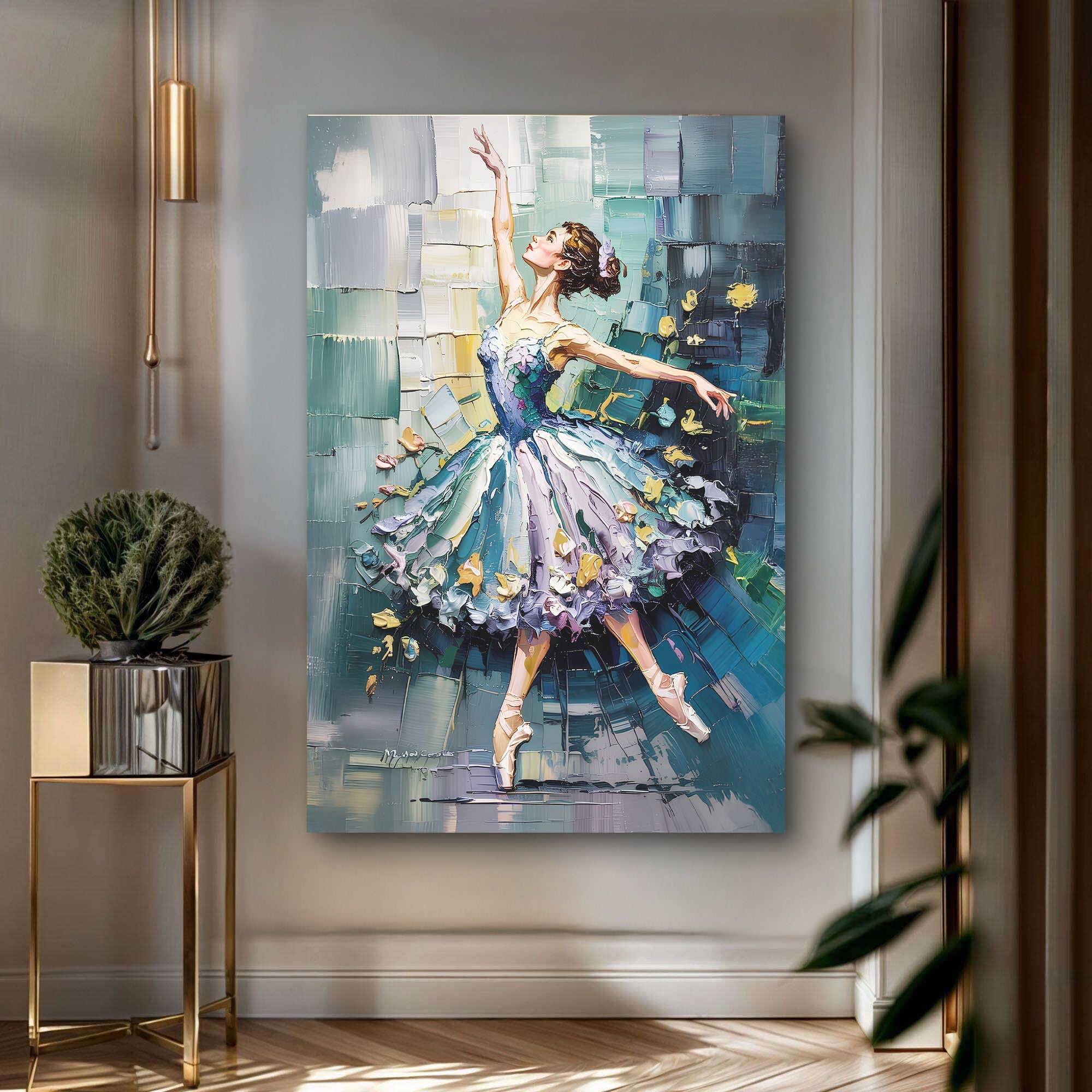 Ballerina Abstract Wall Art