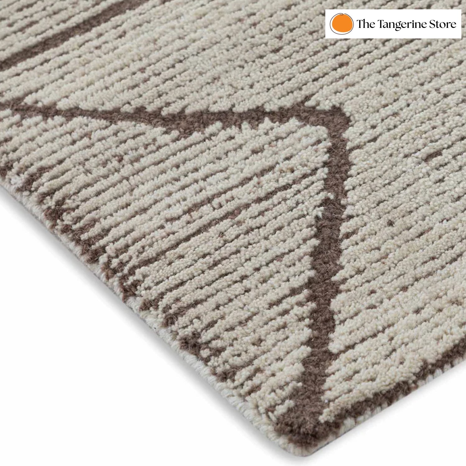 Handcrafted Rug/Carpet | Pure Wool | Hand Tufted | High Pile | High Density | Yarn Dyed | Ivory Color.-1