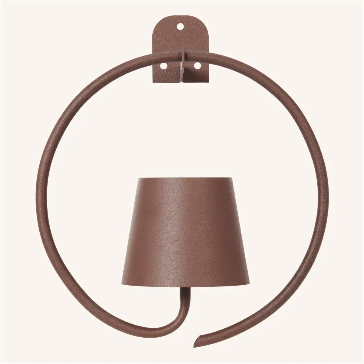 Cielo Dark Brown Rechargeable Metal Wall Lamp – Cordless, Dimmable, and Stylish-2