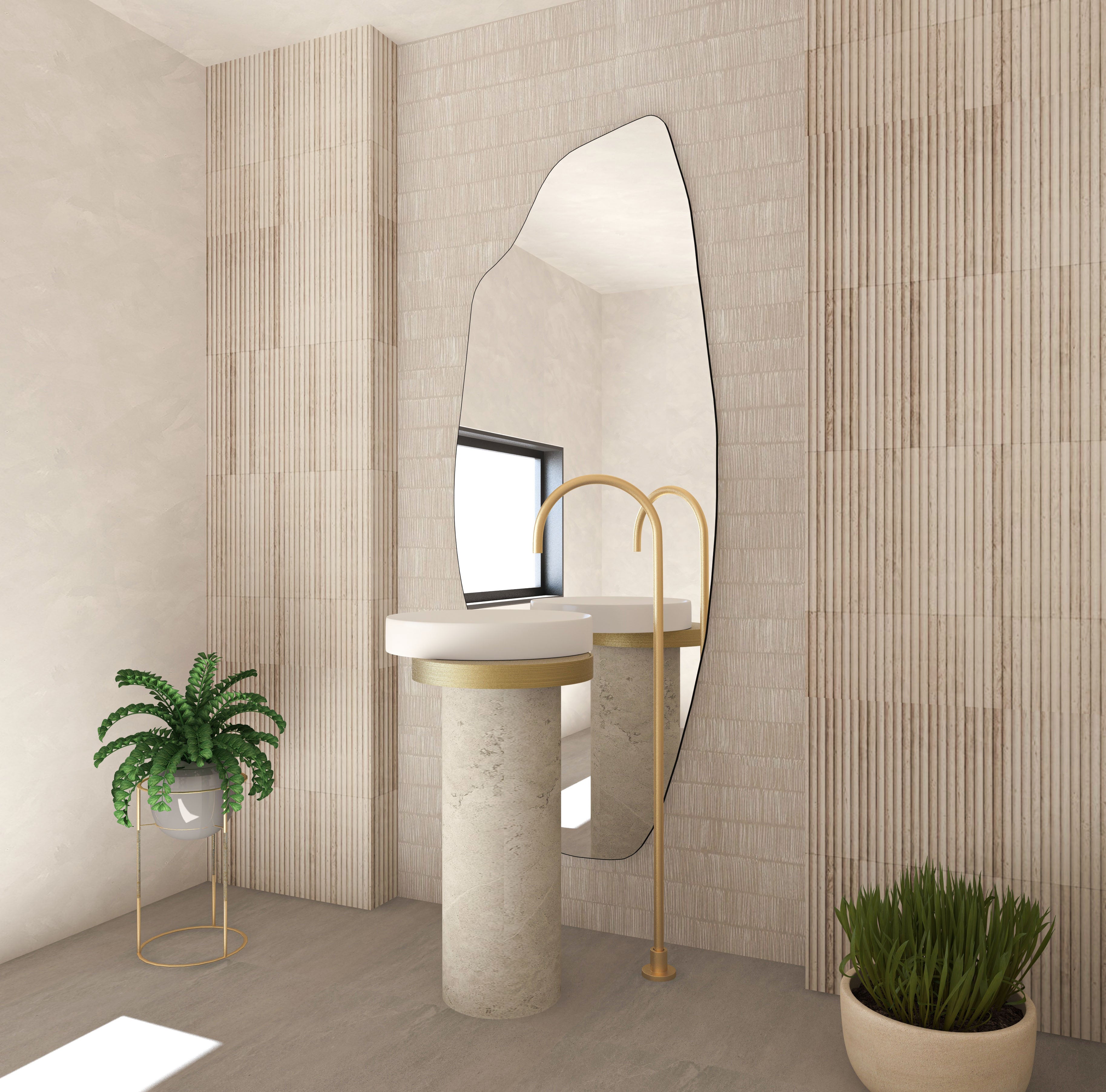 Dragos Asymmetrical Mirror - Unique Irregular Wall Mirror