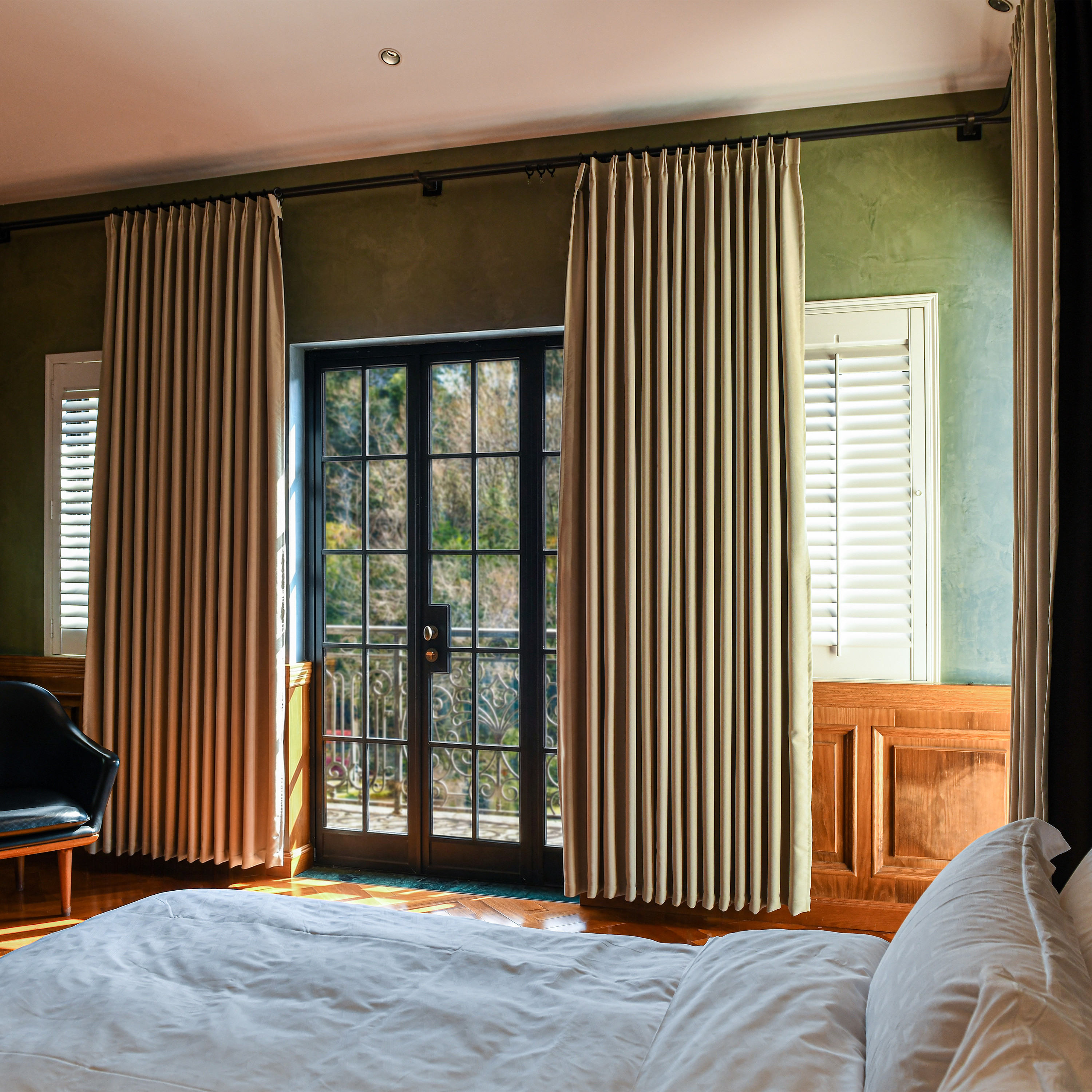 Modal Heavyweight Cotton Blackout Curtains-1