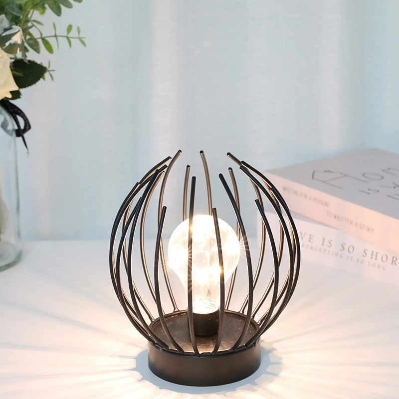 7" Tall Battery powered table lamp-0