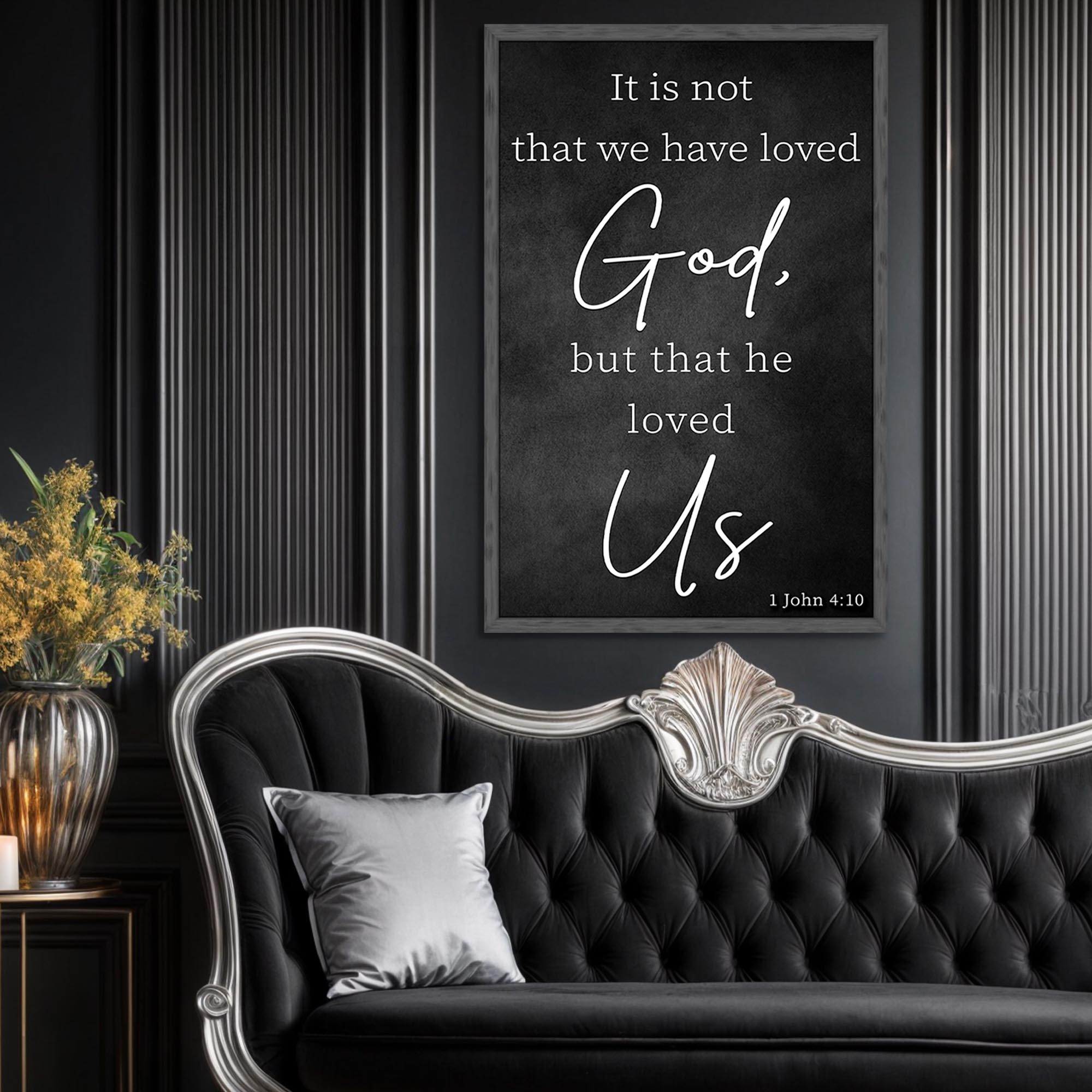 1 John 4:10 Faith Sign V