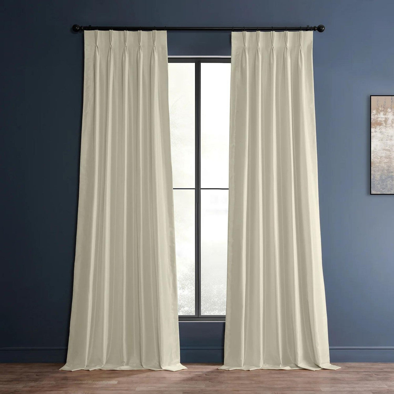 Bespoke Luxury 100% Pure Dupioni Silk Curtains | Pinch & Euro Pleats | Standard & Custom Sizes-1