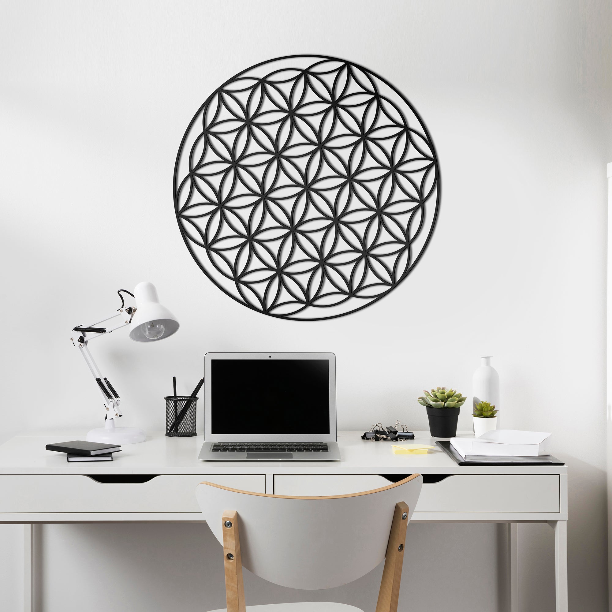 Flower of Life Pattern 3D Wall Panel-1