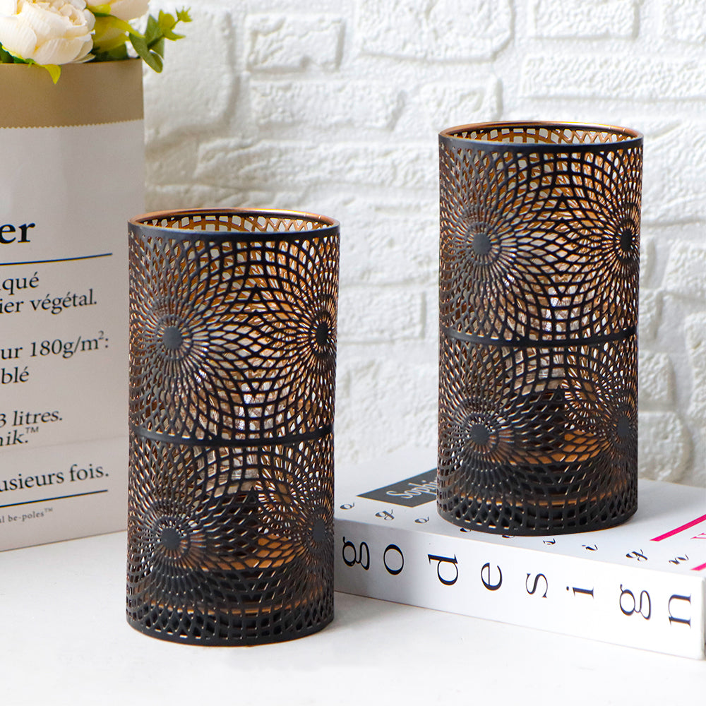 JHY DESIGN Two-Piece White Metal Battery-Powered Unit-2