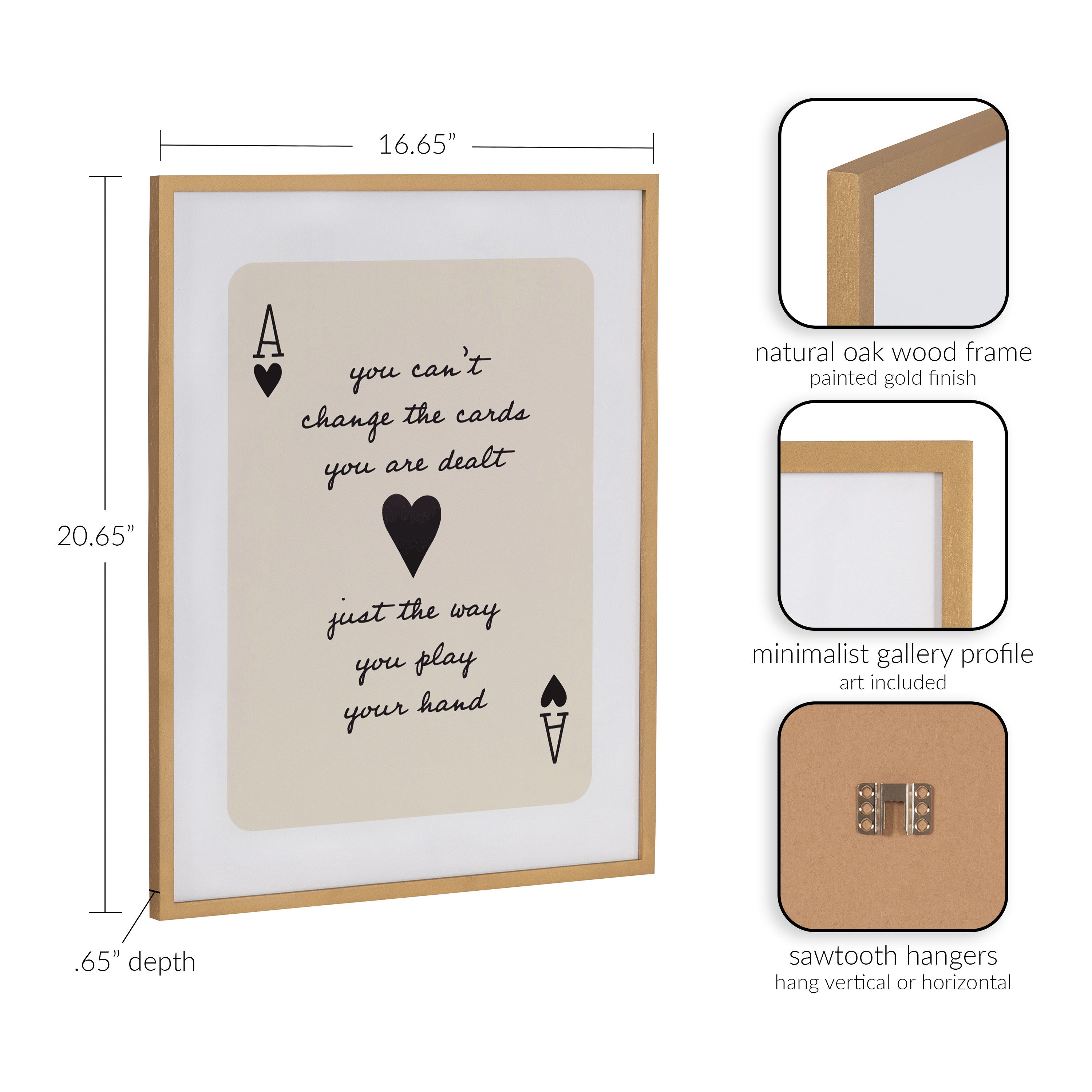 Gallery Ace of Heart Cards Positive Quote Print by The Creative Bunch Studio
