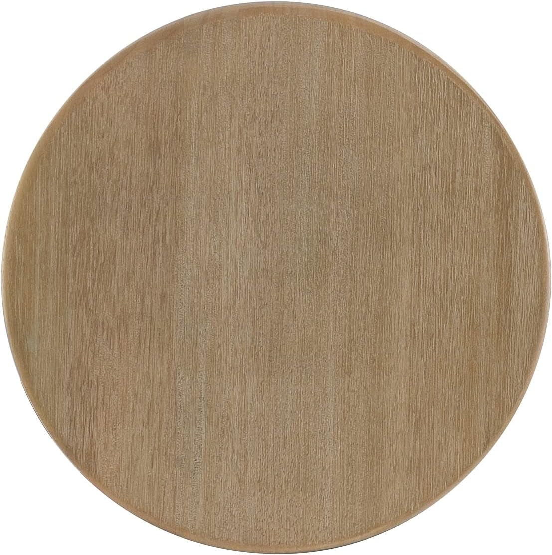 Zeke Grey Wash 24 Inch Counter Stool Round Seat Modern