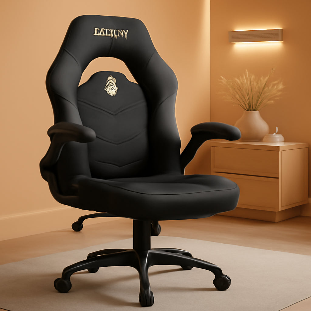 Ergonomic Gaming Chair Black With Premium Lumbar Support