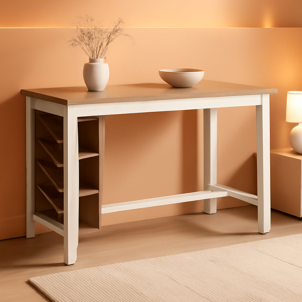 Skempton 36 Counter Height Dining Table With Wine Rack