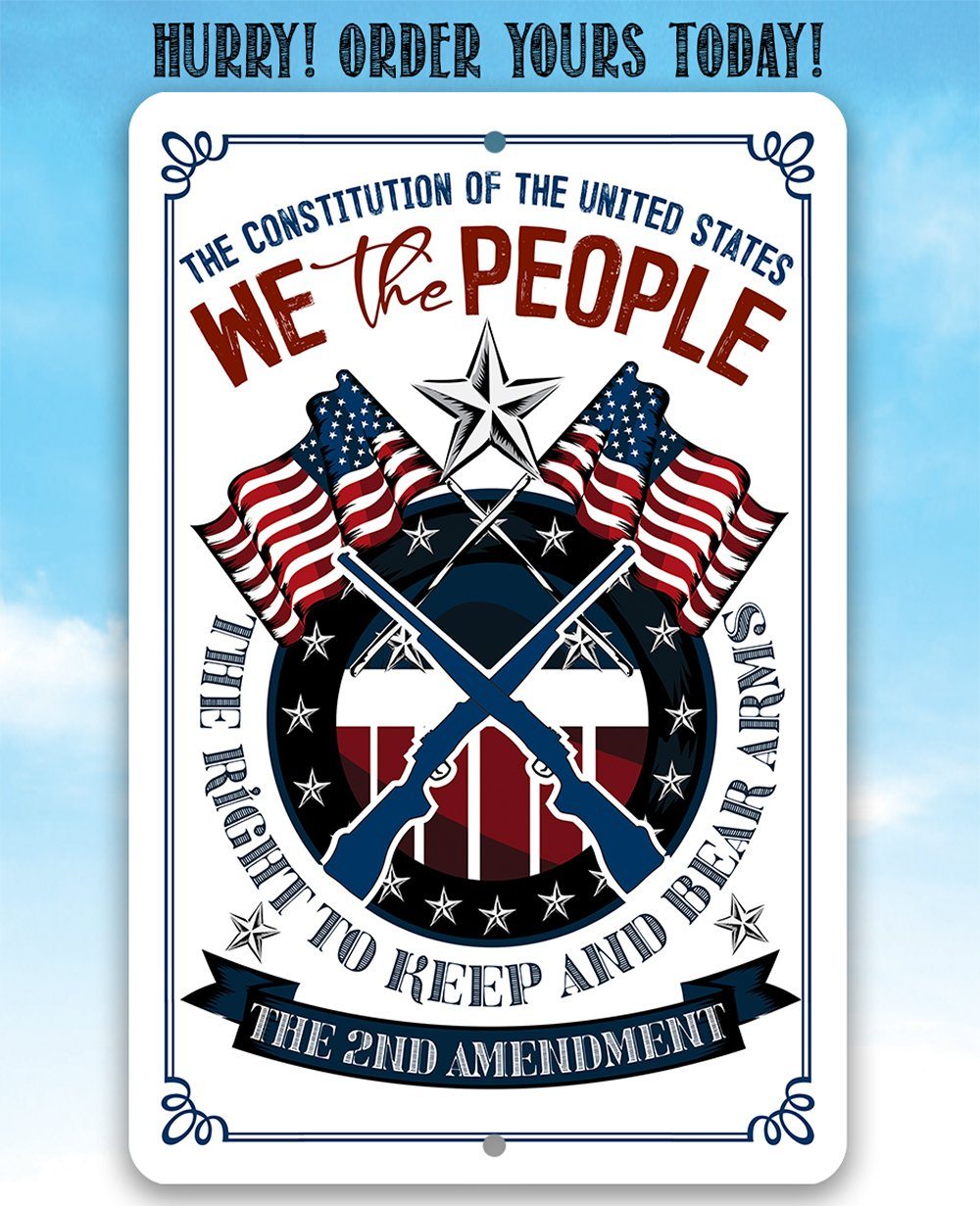 2nd Amendment - Metal Sign