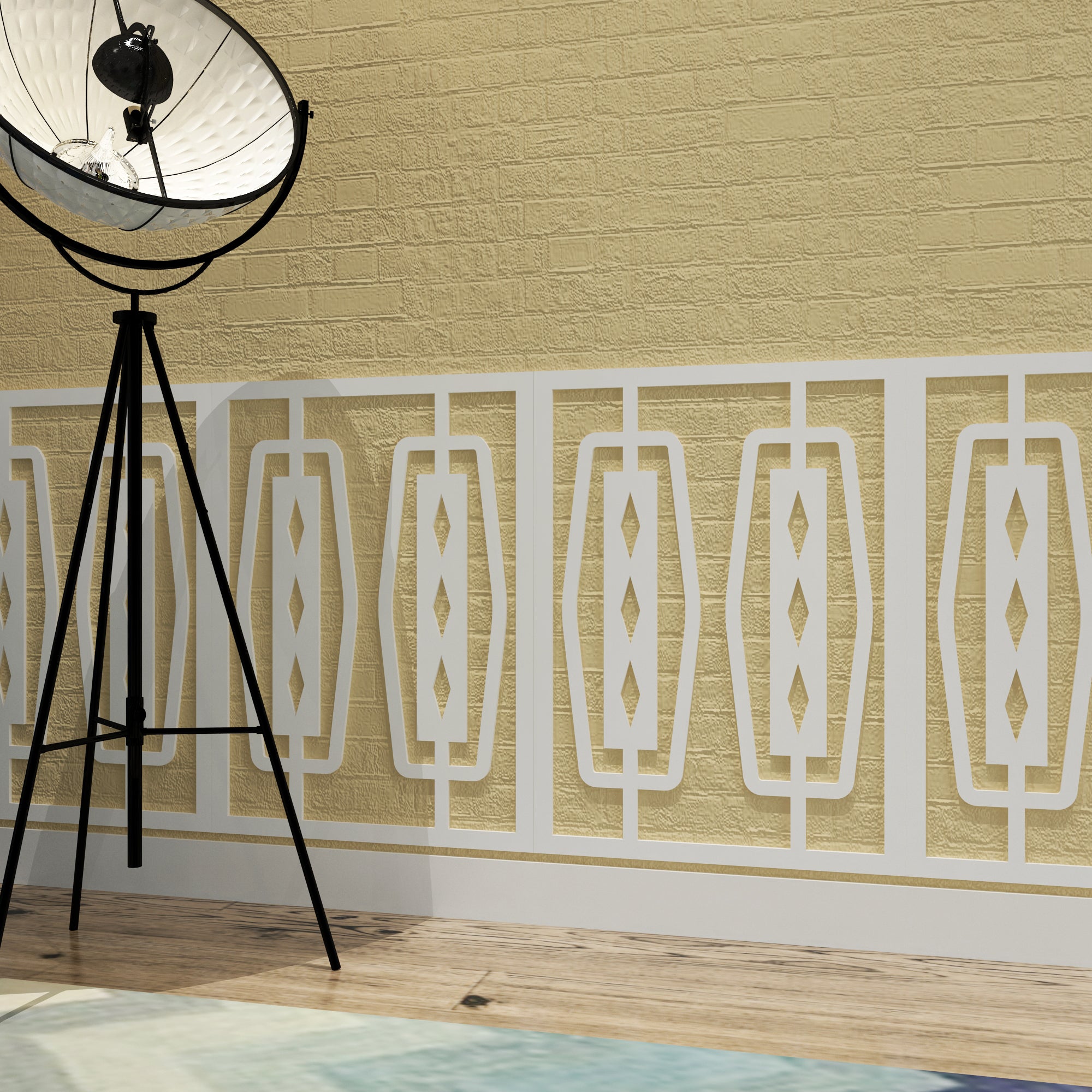 Retro Style Wainscot Panels-0