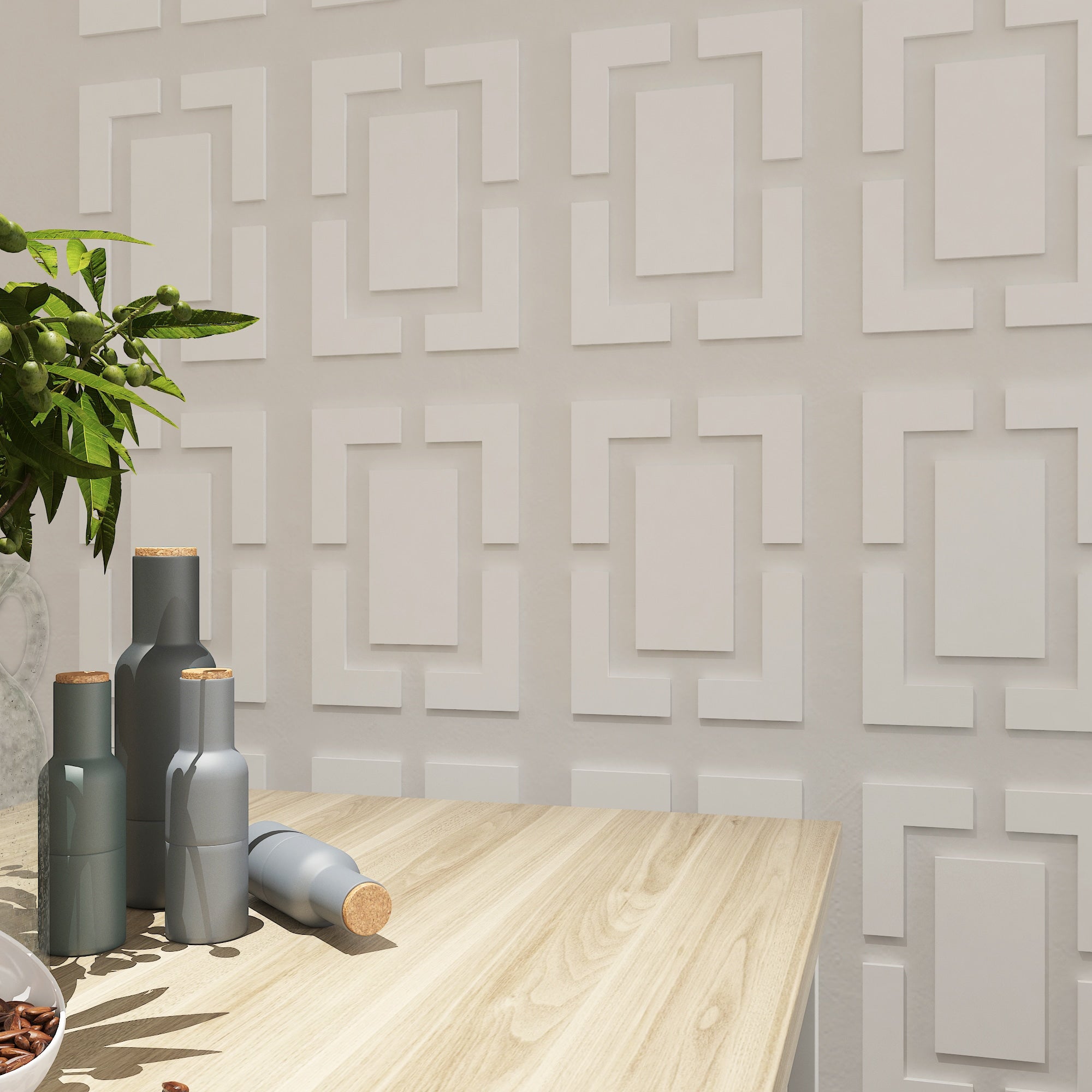 French Garden Style 3D Wall Panels-0