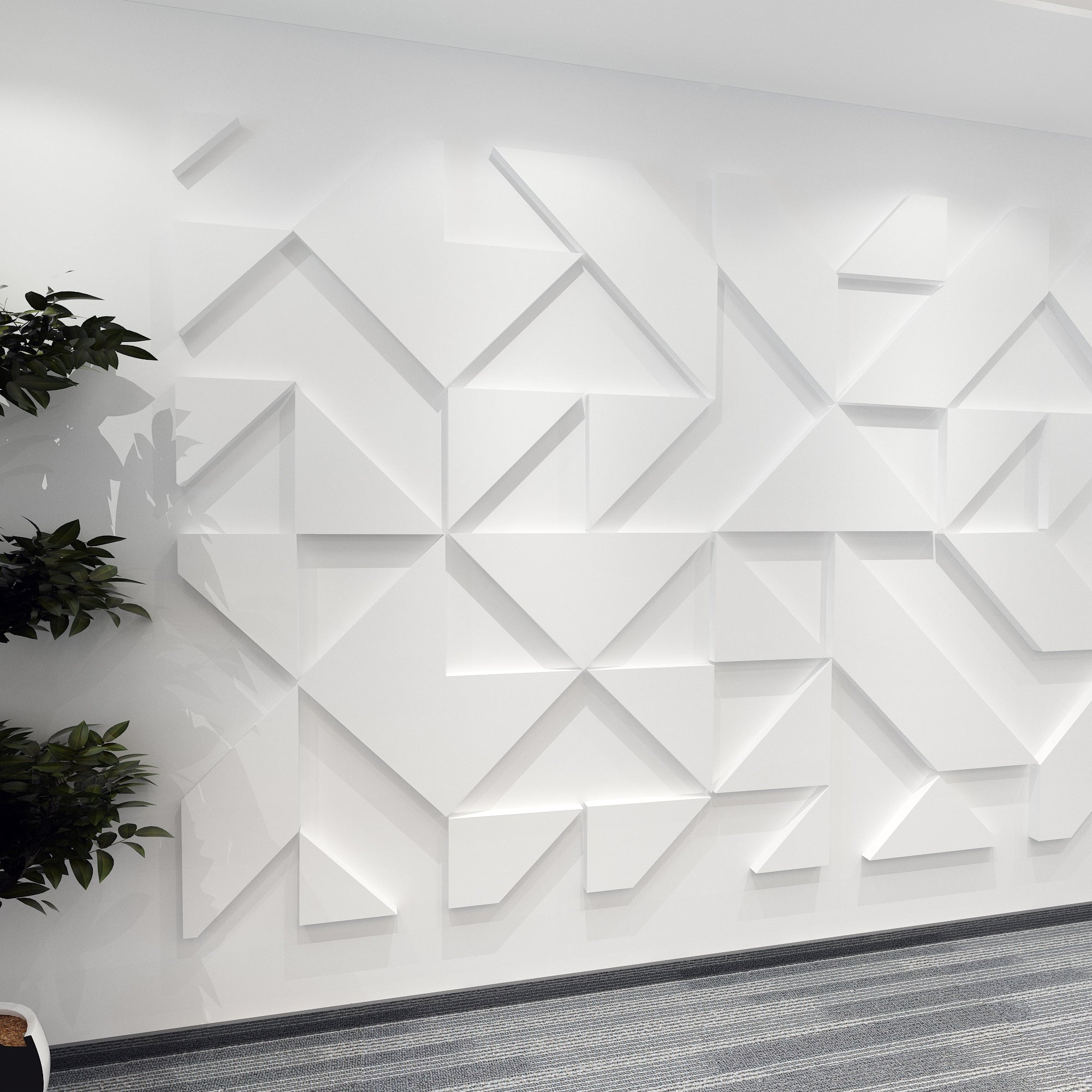 Geometric Wall 3D-0