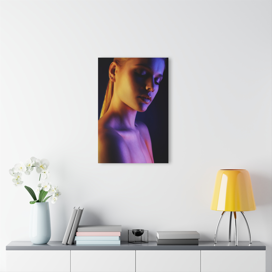 Tempered glass wall art - woman model-2